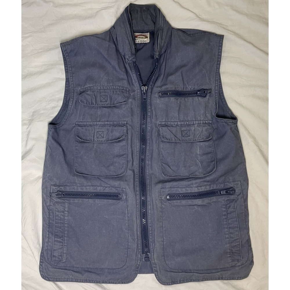 Vintage 1980s Banana Republic Safari Photo journalist Vest Mens S